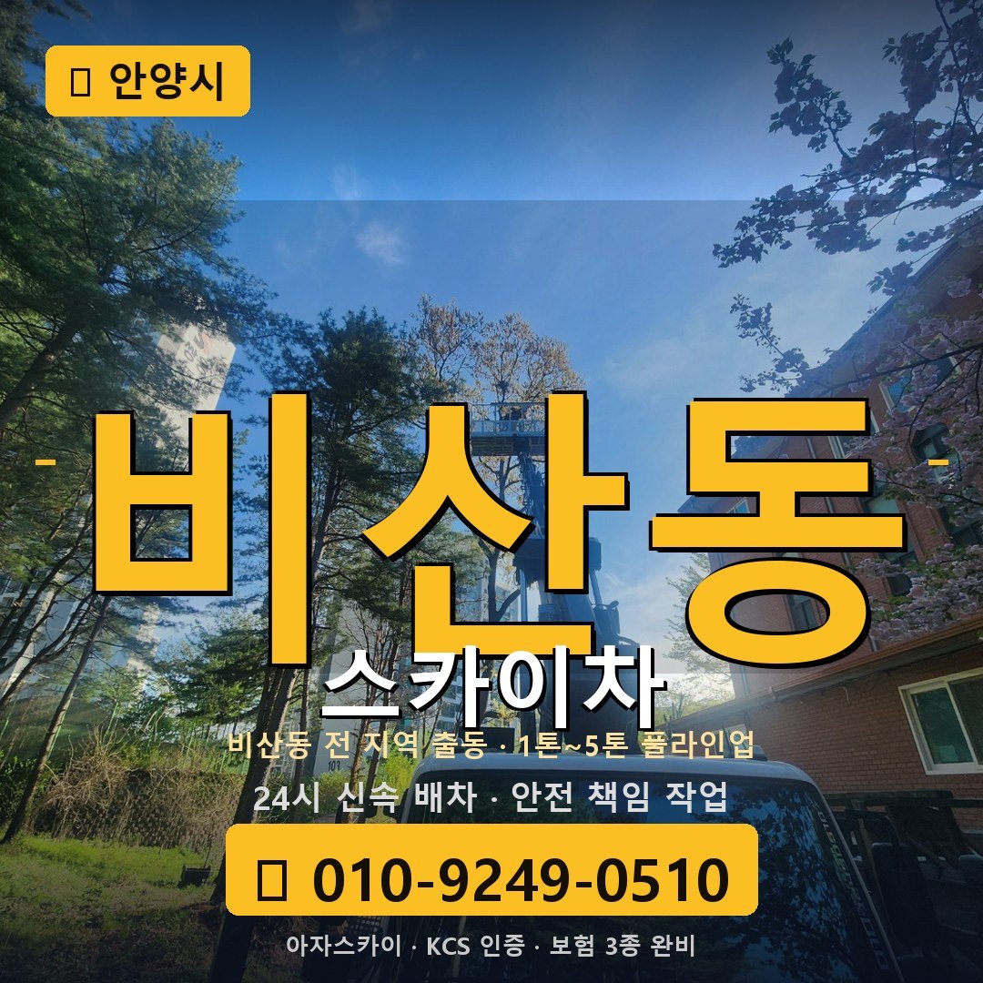 안양 비산동 스카이차 - 아자스카이
